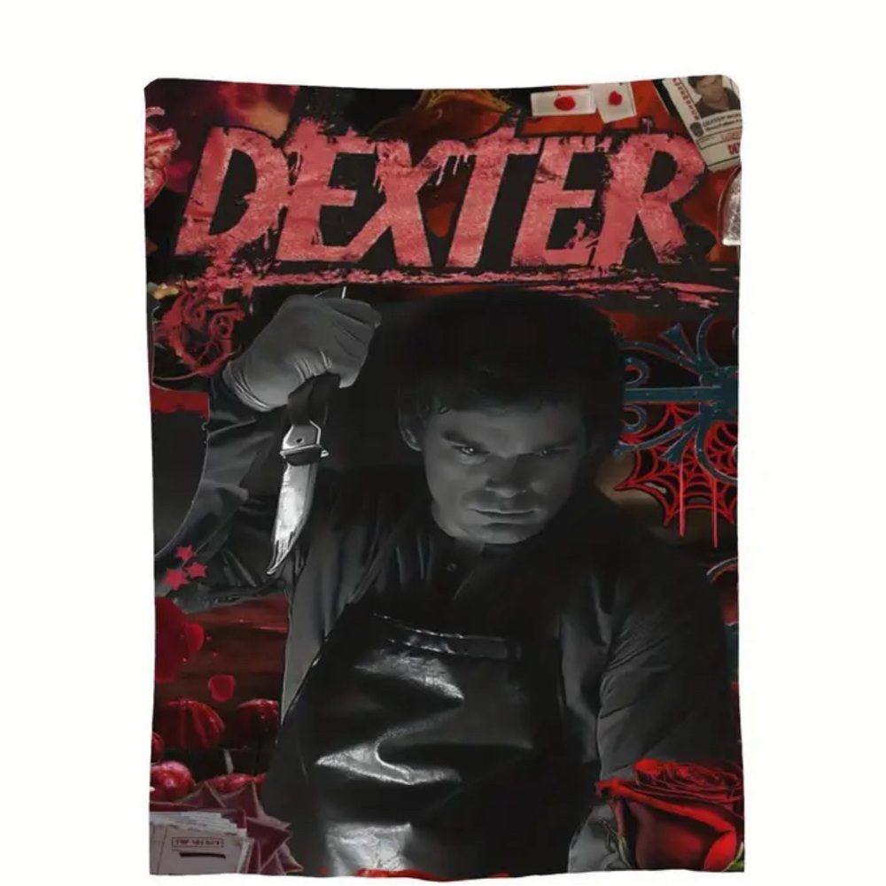 New in package Dexter Graphic Blanket Throw. Great Christmas gift 🎁